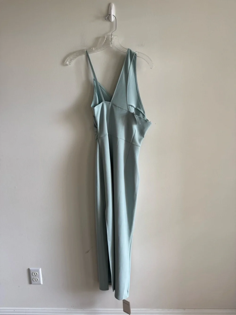 NWT Abercrombie and Fitch Asymmetrical Ruched Maxi Dress